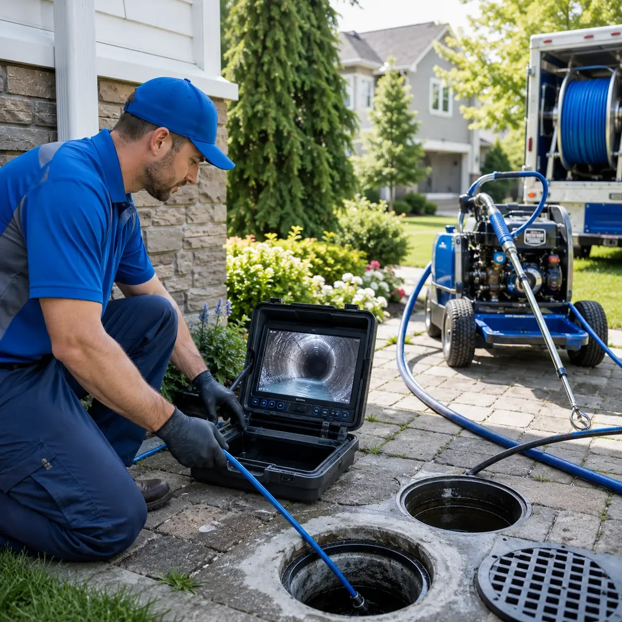 Outdoor drain cleaning professionals serving Maryland Line, MD